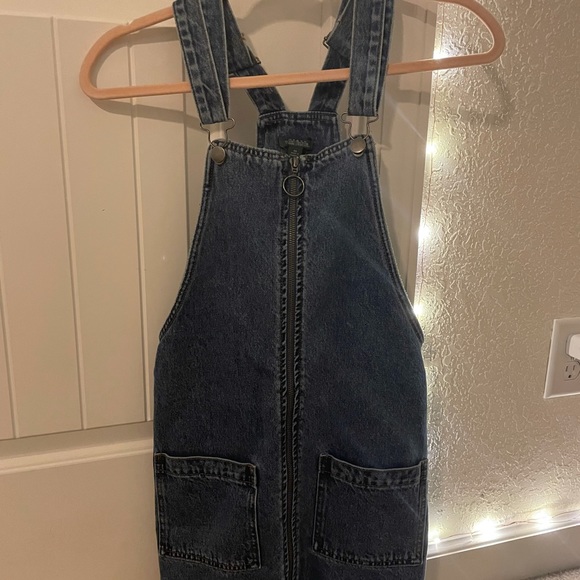 wild fable (target brand) denim zip up mini dress - Picture 2 of 4